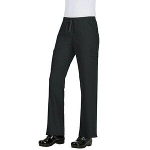 KOI BASICS Women's Holly Women's 8-Pocket Stretch Cargo Scrub Pants Size M Black